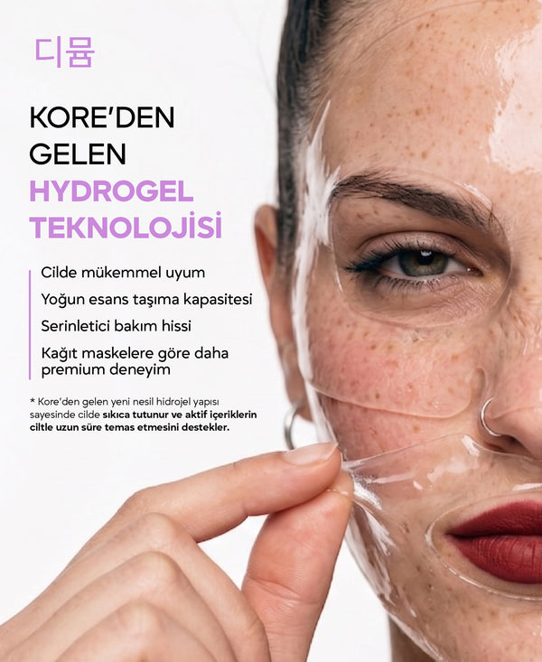 PDRN Hydrogel Face Mask - 5 PCS